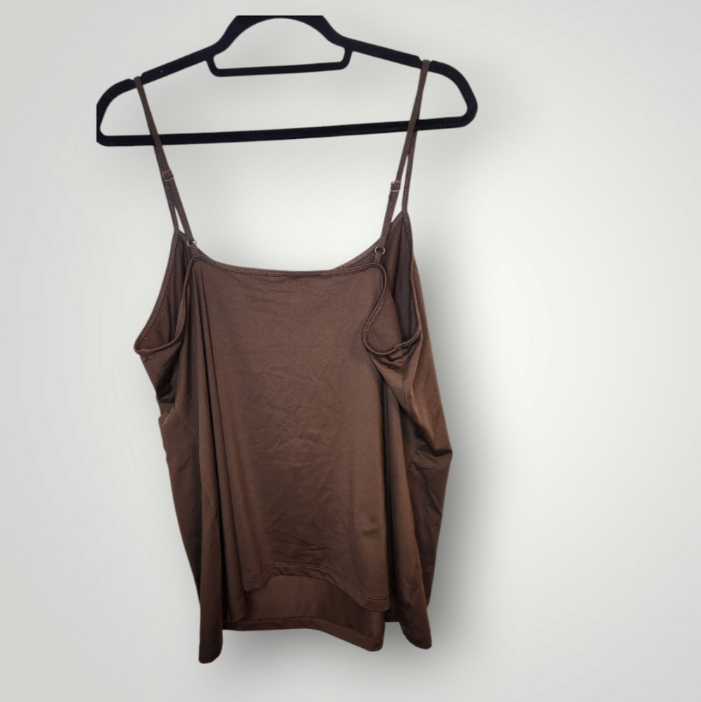 Lane Bryant Brown Spaghetti Strap tank Top size 18 20 - Picture 3 of 10